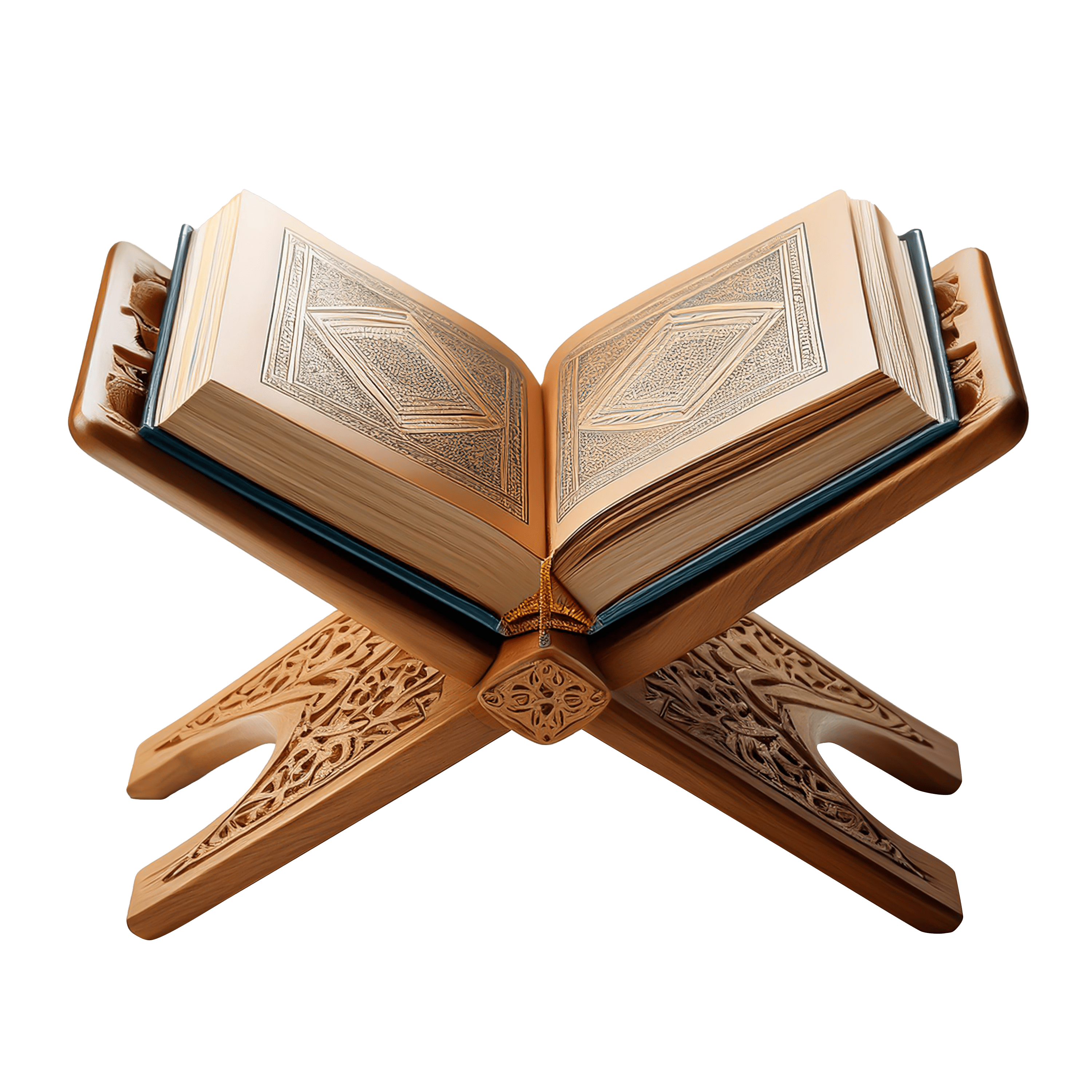 Quran on wooden stand